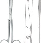 Scissors , Scissors, acc. to Deaver, pointed/blunt, straight