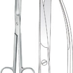 Scissors , Scissors, acc. to Deaver, pointed/blunt, curved