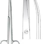 Scissors , Scissors, acc. to acc. to Mayo-Stille, curved