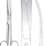 Scissors , Scissors, acc. to acc. to Doyen, blunt/blunt, curved