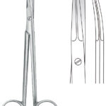Scissors , Dissecting scissors, curved