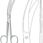Scissors , Umbilical scissors, acc. to BusCh