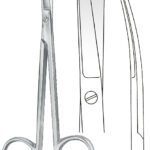 Scissors , Scissors, delicate, blunt/blunt, curved