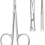 Scissors , Iris scissors, acc. to Bonn, blunt/blunt, straight