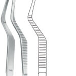 Scissors , Micro scissors, bayonet-shape, curved