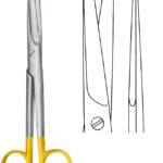 Scissors , TC scissors, acc. to Mayo, straight