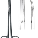 Scissors , TCC Blackline dissecting scissors, curved