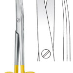 Scissors , TC scissors, acc. to Mayo-Stille, curved