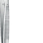 Forceps , Dissecting forceps, acc. to Semken, 1 x 2 teeth