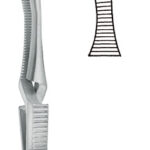Neurosurgery , Atraumatic vascular forceps, acc. to Cooley-Parry