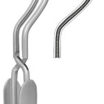 Artery forceps , 1-Bulldog clip, jaw spoon-shaped, closing pressure 250 grams 2-Bulldog clip, jaw spoon-shaped, closing pressure 350 grams