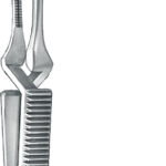 Artery forceps , Ti bulldog clamp, atraumatic, angled