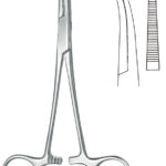 Artery forceps , Hemostatic forceps, acc. to Dandy, curved sidewards