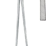 Artery forceps , Hemostatic forceps, acc. to Bengolea, 1 x 2 teeth, curved