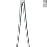 Artery forceps , Dissecting forceps, acc. to Heiss, strongly curved