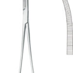 Artery forceps , Hemostatic forceps, acc. to Sarot, curved