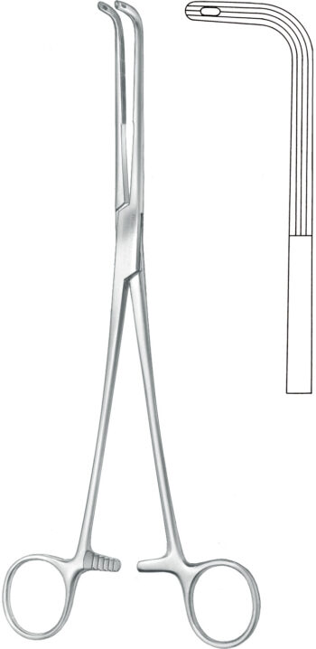 Artery forceps , forceps, acc. to FinocChietto, angled