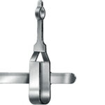 Neurosurgery , Ti forceps, acc. to De Bakey, angled