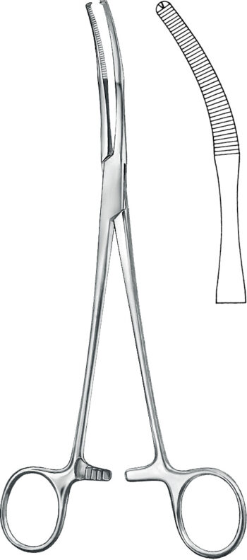 Artery forceps , Peritoneum forceps, acc. to Milkulicz, HEAVY