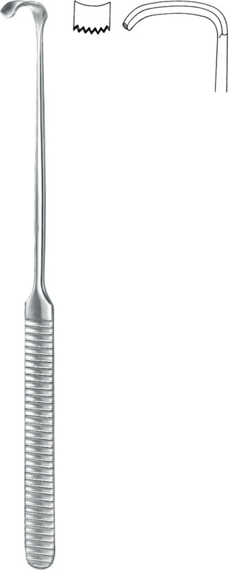 Retractors, wound Spreaders , Hooklet, acc. to Strandell-Stille, no. 2