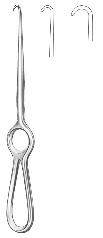 Retractors, wound Spreaders , Retractor, acc. to Volkmann, blunt, 1 prong