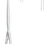 Retractors, wound Spreaders , Retractor, acc. to acc. to Martin, blunt, 2 prongs