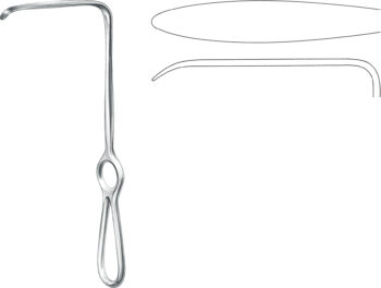 Retractors, wound Spreaders , Retractor, acc. to Langenbeck