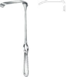 Retractors, wound Spreaders , Retractor, acc. to KoCher-Langenbeck