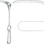 Retractors, wound Spreaders , Retractor, acc. to acc. to Doyen-Stille