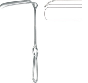 Retractors, wound Spreaders , Retractor, acc. to Hoesel