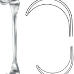 Retractors, wound Spreaders , Retractor, double, acc. to Golet