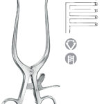 Retractors, wound Spreaders , Woundspreader, blunt, 3 x 4 teeth