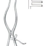 Retractors, wound Spreaders , Spreader, acc. to Adson, blunt, 3 x 4 teeth