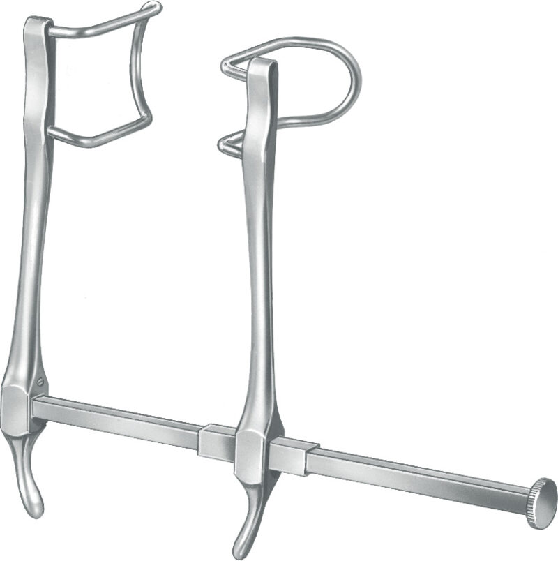 Retractors, wound Spreaders , Abdominal retractor, acc. to Gosset