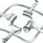 Retractors, wound Spreaders , Frame, acc. to KirsChner, angled