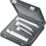 Anaesthesia , Laryngoscope set, acc. to Foregger