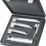 Anaesthesia , Storage case, for 4 curved laryngoscope blades