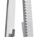 Suture , Micro needleholder, curved, with lock