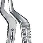 Suture , Micro needleholder, bayonet-shape, curved