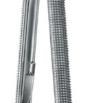 Suture , TC needleholder, acc. to Barraquer, without lock