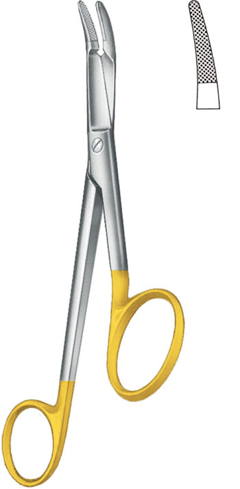 Suture , TC needleholder, acc. to acc. to Gillies