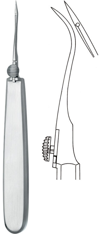 Suture , Needle, acc. to Reverdin, no. 4, short