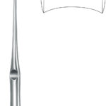 Otology , Micro ear forceps, curved upwards