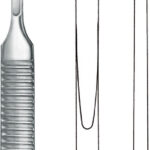 Bone surgery , Raspatory, acc. to Kahre-Williger, curved