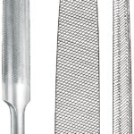 Bone surgery , Bone file, half round, conic