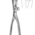 Bone surgery , Bone holding forceps, acc. to UlriCh, straight
