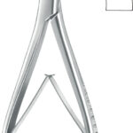 Bone surgery , Bone rongeur, acc. to Luer, curved