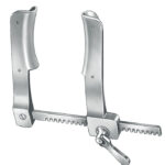 Neurosurgery , Rib spreader, acc. to Castaneda, Aluminium