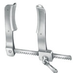 Neurosurgery , Rib spreader, acc. to Castaneda, Aluminium