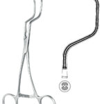 Neurosurgery , Atraumatic forceps, acc. to Dale, curved
